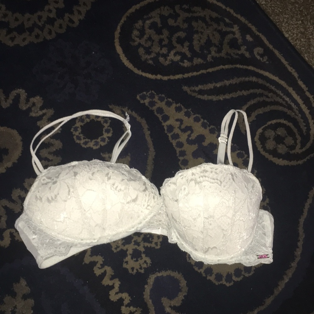 Pink bra